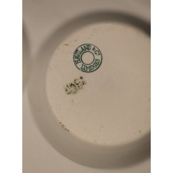 Haviland & Co Limoges Butter Pat Plates Floral Design Porcelain Antique 1879 - Picture 7 of 7